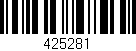 Código de barras (EAN, GTIN, SKU, ISBN): '425281'