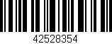 Código de barras (EAN, GTIN, SKU, ISBN): '42528354'