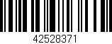 Código de barras (EAN, GTIN, SKU, ISBN): '42528371'