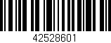 Código de barras (EAN, GTIN, SKU, ISBN): '42528601'