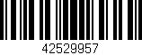 Código de barras (EAN, GTIN, SKU, ISBN): '42529957'