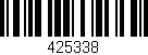 Código de barras (EAN, GTIN, SKU, ISBN): '425338'