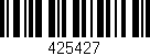 Código de barras (EAN, GTIN, SKU, ISBN): '425427'