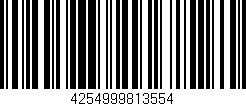 Código de barras (EAN, GTIN, SKU, ISBN): '4254999813554'