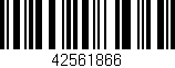 Código de barras (EAN, GTIN, SKU, ISBN): '42561866'
