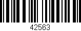 Código de barras (EAN, GTIN, SKU, ISBN): '42563'