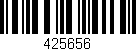 Código de barras (EAN, GTIN, SKU, ISBN): '425656'