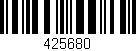 Código de barras (EAN, GTIN, SKU, ISBN): '425680'