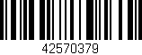 Código de barras (EAN, GTIN, SKU, ISBN): '42570379'
