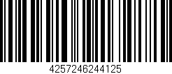 Código de barras (EAN, GTIN, SKU, ISBN): '4257246244125'