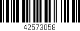 Código de barras (EAN, GTIN, SKU, ISBN): '42573058'