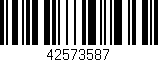 Código de barras (EAN, GTIN, SKU, ISBN): '42573587'
