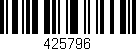 Código de barras (EAN, GTIN, SKU, ISBN): '425796'