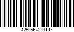 Código de barras (EAN, GTIN, SKU, ISBN): '4258564236137'