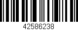 Código de barras (EAN, GTIN, SKU, ISBN): '42586238'