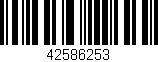 Código de barras (EAN, GTIN, SKU, ISBN): '42586253'