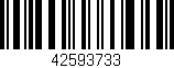 Código de barras (EAN, GTIN, SKU, ISBN): '42593733'