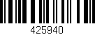 Código de barras (EAN, GTIN, SKU, ISBN): '425940'
