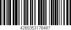 Código de barras (EAN, GTIN, SKU, ISBN): '4260353176487'