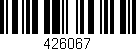 Código de barras (EAN, GTIN, SKU, ISBN): '426067'