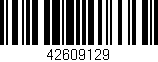 Código de barras (EAN, GTIN, SKU, ISBN): '42609129'