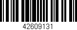 Código de barras (EAN, GTIN, SKU, ISBN): '42609131'