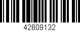 Código de barras (EAN, GTIN, SKU, ISBN): '42609132'