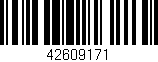 Código de barras (EAN, GTIN, SKU, ISBN): '42609171'