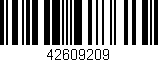 Código de barras (EAN, GTIN, SKU, ISBN): '42609209'