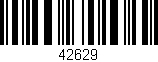 Código de barras (EAN, GTIN, SKU, ISBN): '42629'
