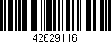 Código de barras (EAN, GTIN, SKU, ISBN): '42629116'