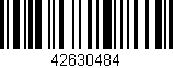 Código de barras (EAN, GTIN, SKU, ISBN): '42630484'