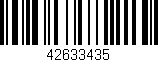 Código de barras (EAN, GTIN, SKU, ISBN): '42633435'