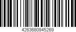 Código de barras (EAN, GTIN, SKU, ISBN): '4263680945269'