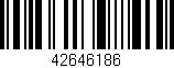 Código de barras (EAN, GTIN, SKU, ISBN): '42646186'