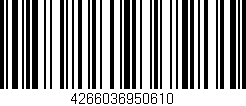 Código de barras (EAN, GTIN, SKU, ISBN): '4266036950610'