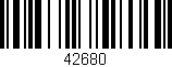 Código de barras (EAN, GTIN, SKU, ISBN): '42680'