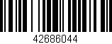 Código de barras (EAN, GTIN, SKU, ISBN): '42686044'