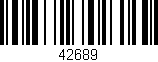 Código de barras (EAN, GTIN, SKU, ISBN): '42689'