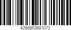Código de barras (EAN, GTIN, SKU, ISBN): '4268953691072'
