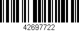 Código de barras (EAN, GTIN, SKU, ISBN): '42697722'