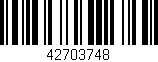 Código de barras (EAN, GTIN, SKU, ISBN): '42703748'
