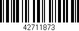 Código de barras (EAN, GTIN, SKU, ISBN): '42711873'