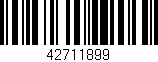 Código de barras (EAN, GTIN, SKU, ISBN): '42711899'