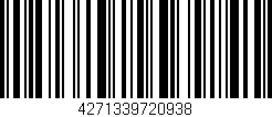 Código de barras (EAN, GTIN, SKU, ISBN): '4271339720938'