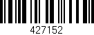 Código de barras (EAN, GTIN, SKU, ISBN): '427152'