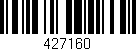 Código de barras (EAN, GTIN, SKU, ISBN): '427160'