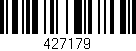 Código de barras (EAN, GTIN, SKU, ISBN): '427179'