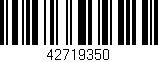 Código de barras (EAN, GTIN, SKU, ISBN): '42719350'