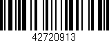 Código de barras (EAN, GTIN, SKU, ISBN): '42720913'